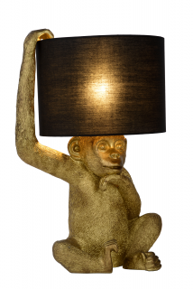 Stolná lampa EXTRAVAGANZA CHIMP Gold/Black 1/E14